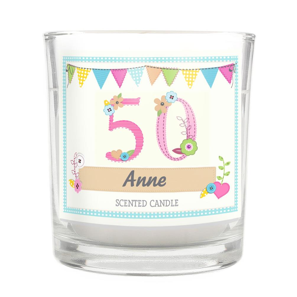 Personalised Birthday Craft Scented Jar Candle Extra Image 3